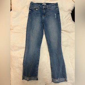 Good American - Good Straight distressed denim (size 10/30)